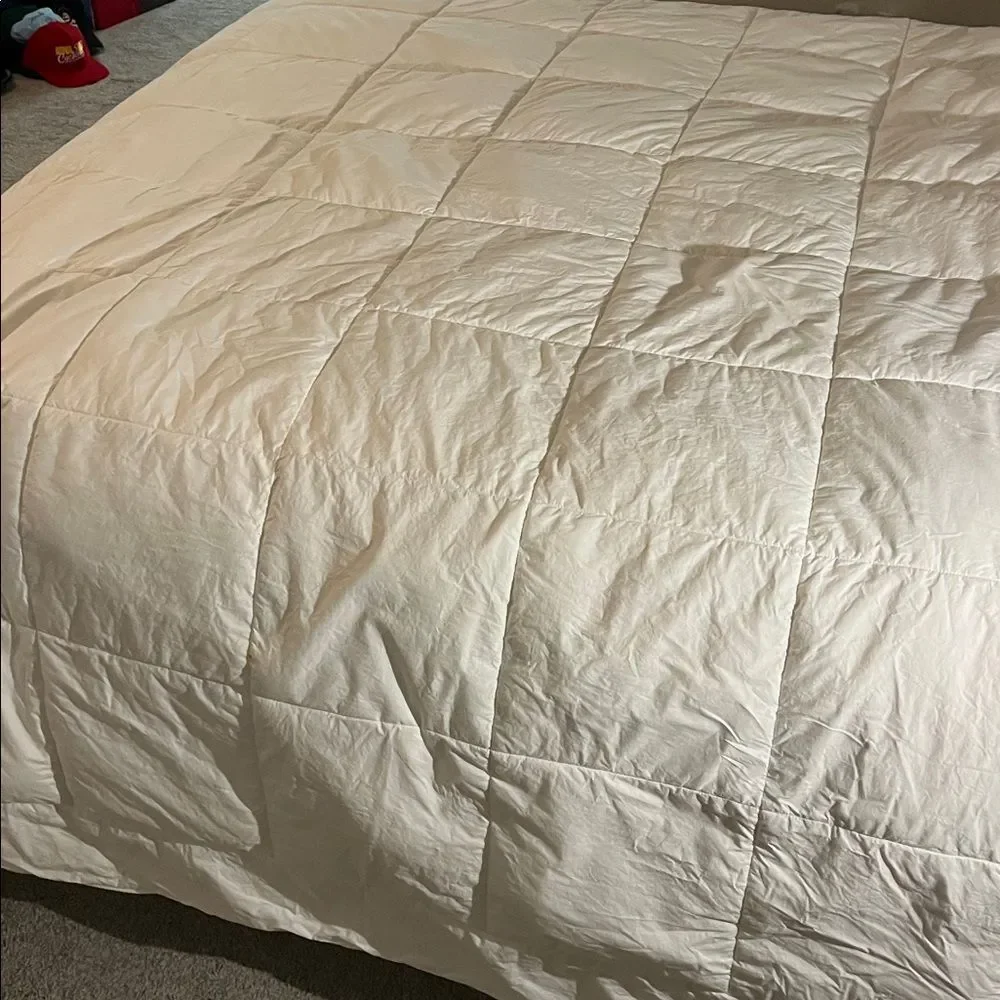 Downlite Hospitality Medium Weight Down King Size Bed Comforter White